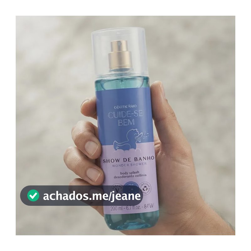Body Splash Desodorante Colônia Cuide-se Bem Show de Banho 200ml