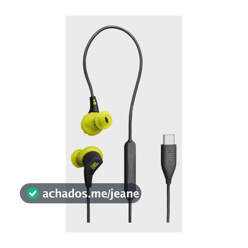 Fone de Ouvido Esportivo Endurance Run 3 JBL USB-C - Preto