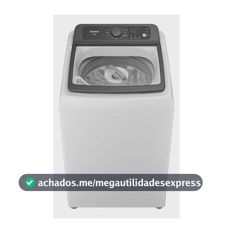 Máquina de Lavar Consul 14Kg Branca com Modo Eco - CWN14AB