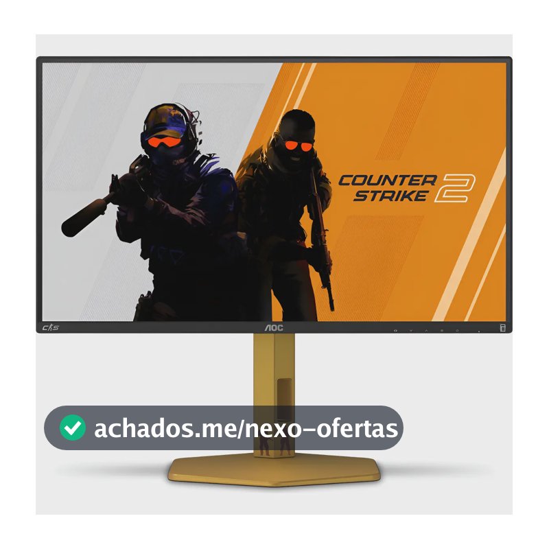 Monitor Gamer Aoc Agon Cs2 25'' 310hz Base Ajustável Cs25g Preto/dourado 127/220v