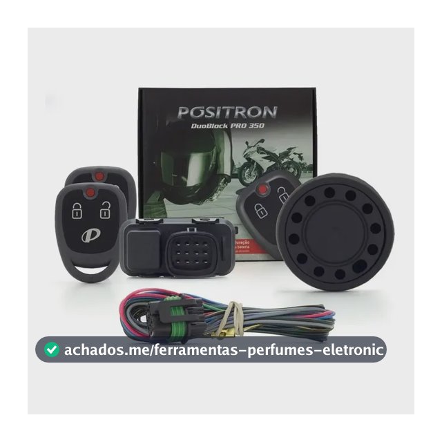 Kit Alarme Moto Positron Pro 350 G8 Universal Corta Corrente