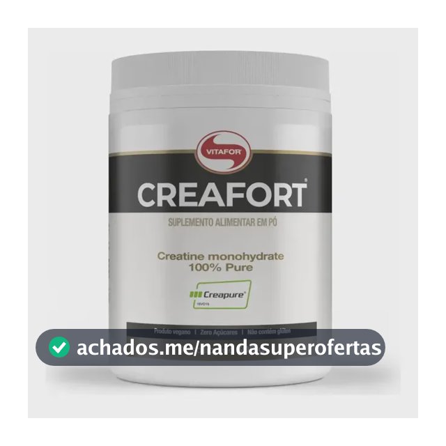 Creatina Vitafor Creafort Creapure Creafort pote 300g Sem sabor x 300g