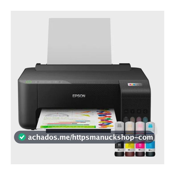 Impressora Epson Ecotank L1250 Tanque De Tinta Colorida Cor Preto