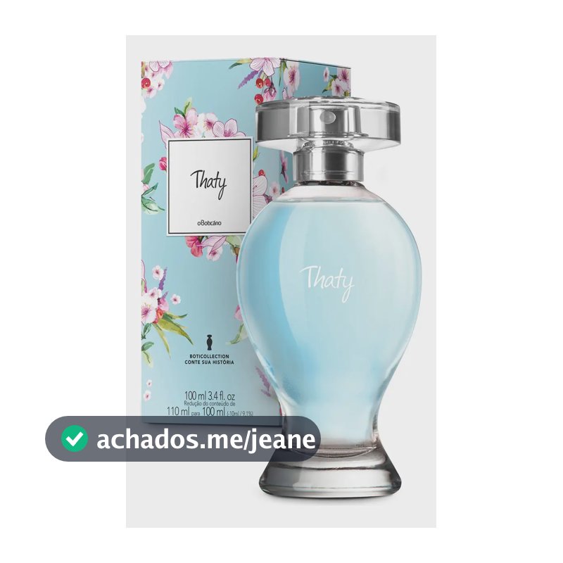 Água de Colônia O Boticário Thaty Boticollection para Mulheres