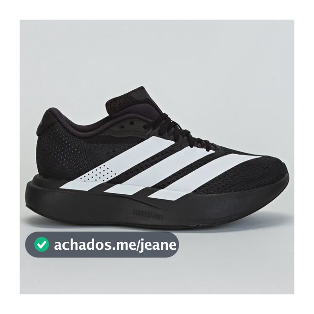 Tênis adidas Adizero Pacer Unissex Corrida Preto/branco 40