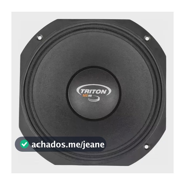 Alto Falante Médio Grave Triton 10 Mg 510 / 500w Rms 8ohms Cor Preto