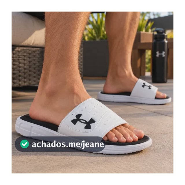 Chinelo Under Armour Ignite Faixa Slide Macio Leve Masculino