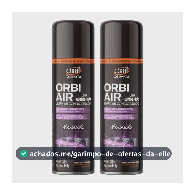 Kit C/ 2 Limpa Ar Condicionado Carro Higienizador Ar Spray