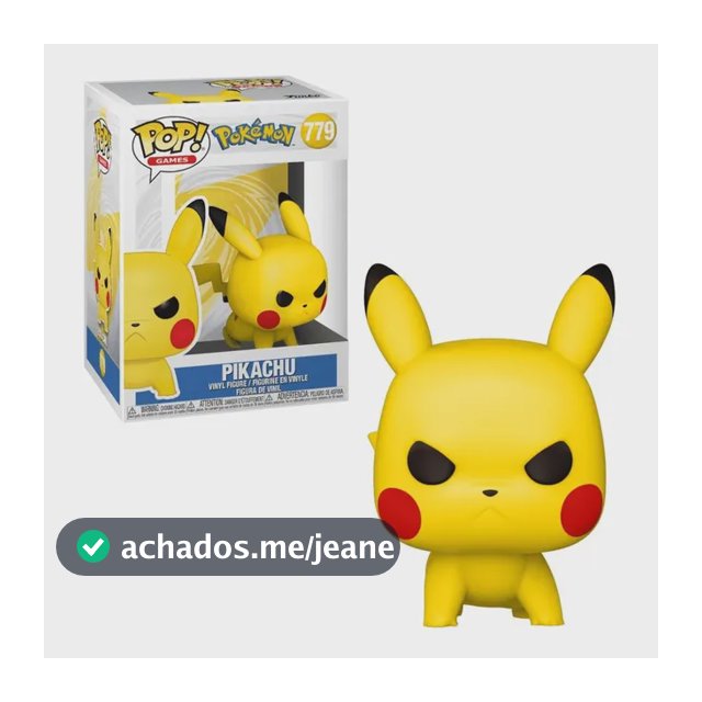 Boneco Funko Pop! Pokémon - Pikachu Em Ataque