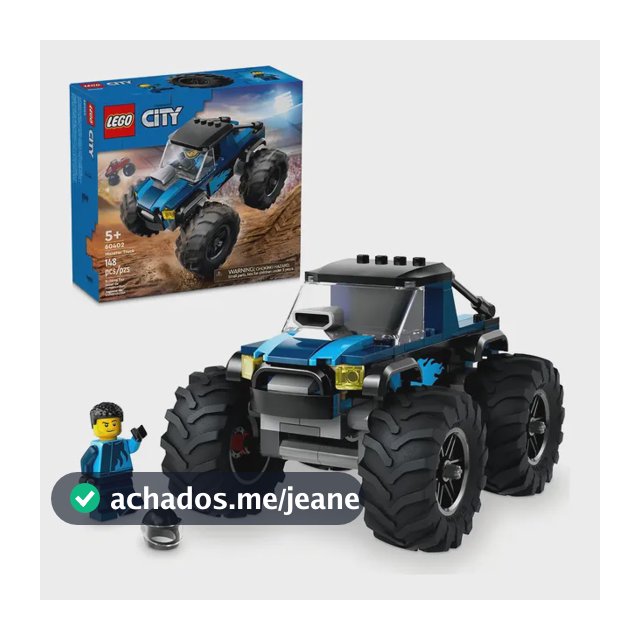 LEGO City - Monster Truck Azul - 148 Peças - 60402