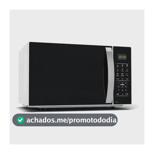 Micro-ondas Britânia BMO38 33 Litros Limpa Fácil 1400W Branco com Preto