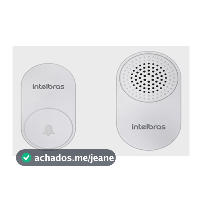 Campainha Cik 102 Sem Fio Sem Bateria Branco Intelbras Branco 127/220v