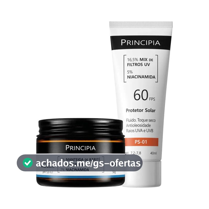 Principia Kit Hidratação E Proteção Facial Ch-o1 + Ps-01 Todo Tipo De Pele Dia/noite
