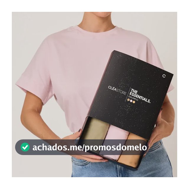 Kit 3 T-shirts Oversized Colorful Algodão Cléa Store Rosa Claro/verde Oliva/caramelo G