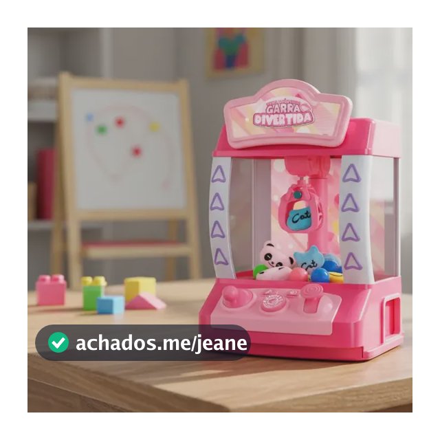 Mini Maquina Grua Pegar Bichinhos Ursinho Infantil Pelúcias