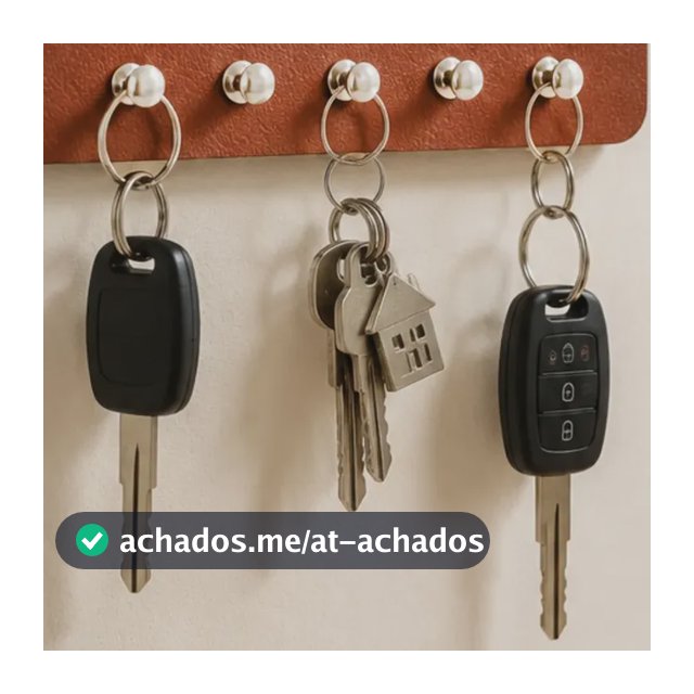 Porta Chaves Mdf Acabamento Em Couro E Frases Personalizadas