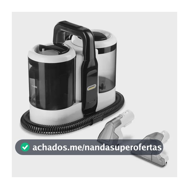 Extratora Limpadora de Estofados Kärcher Home Care 1600W 3 em 1 Portátil 220v