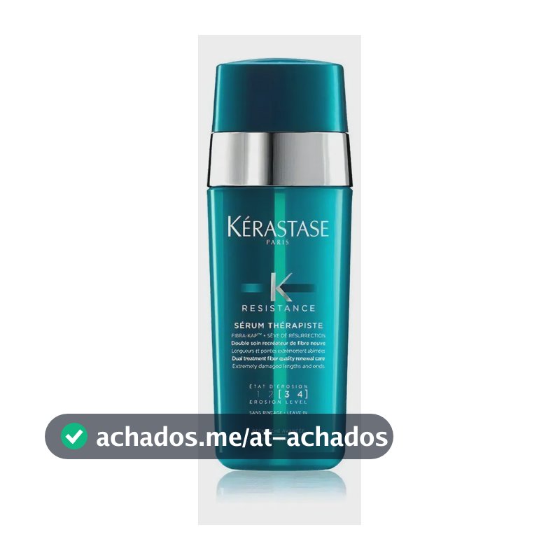 Sérum Capilar Reparador para Cabelos Danificados e Pontas Duplas com Proteção Térmica até 230°C e Sève de Résurrection Kérastase Résistance Thérapiste 30ml