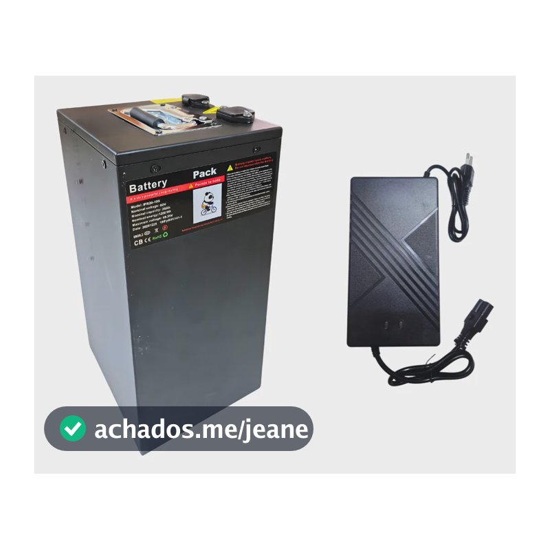 Kit Bateria 60v 20ah 19s + Carregado Scooter Autopropelido