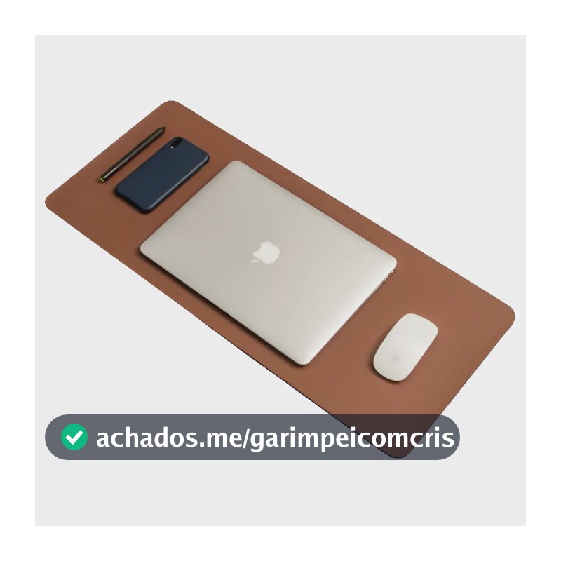 Mousepad Bullpad 70x30cm Fundo Emborrachado Antiderrapante Cor Caramelo
