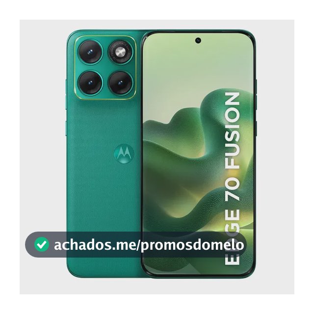 Smartphone Motorola Edge 70 Fusion 5g - 256gb 8gb Ram + 16gb Ram Boost, Camera 50mp Sony Lytia 710, Tela 1.5k Extreme Amoled 144hz - Verde