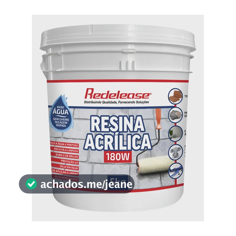 Resina Acrílica Base Água Para Revestimentos Em Isopor 05 Kg Branco