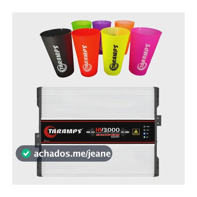 Modulo Taramps Alta Voltagem Smart  Hv3000 1/2 Ohms 3000w Branco