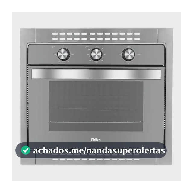 Forno de embutir elétrico Philco 56101041 46L prateado