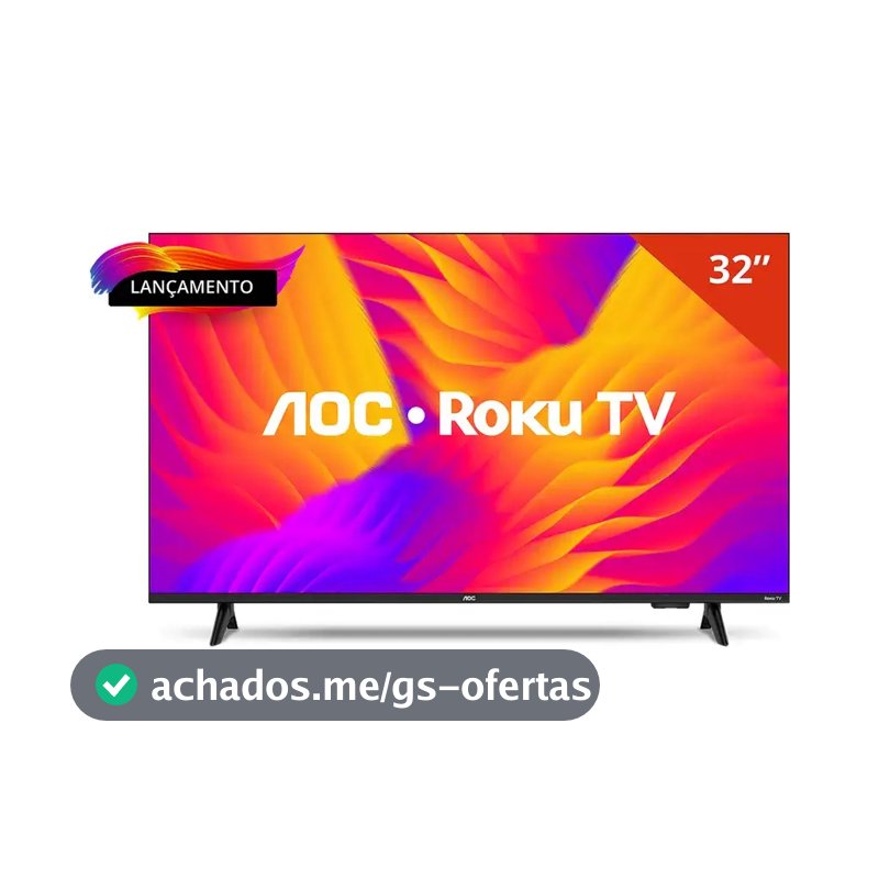Smart Tv Aoc Dled 32 Wi-fi Roku Tv Quad Core 32s5155/78g