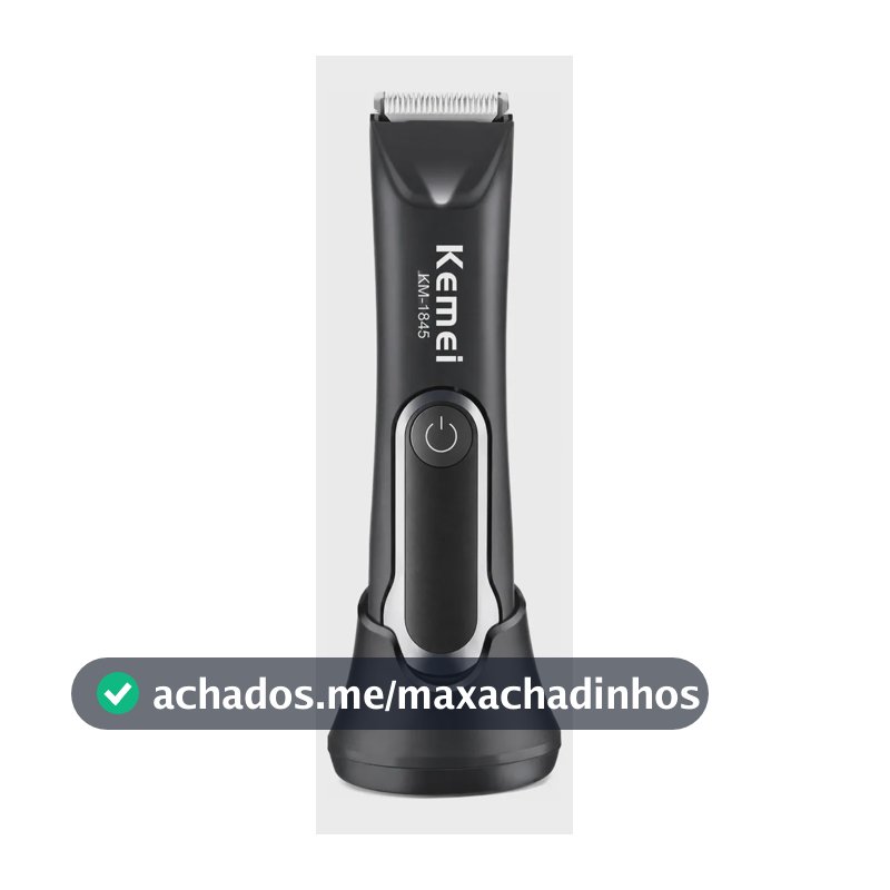 Máquina Kemei KM-1845 Sem Fio Recarregável