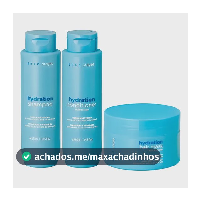 Braé - Kit Stages Hydration - SH+CD+Másc