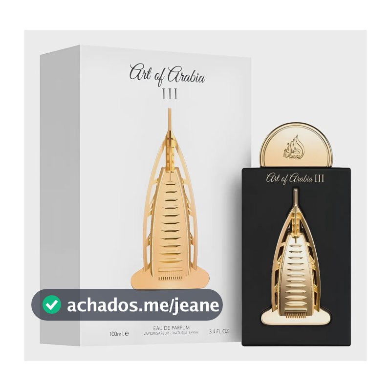Perfume Unissex Art Of Arabia Iii Edp 100ml - Lattafa Pride