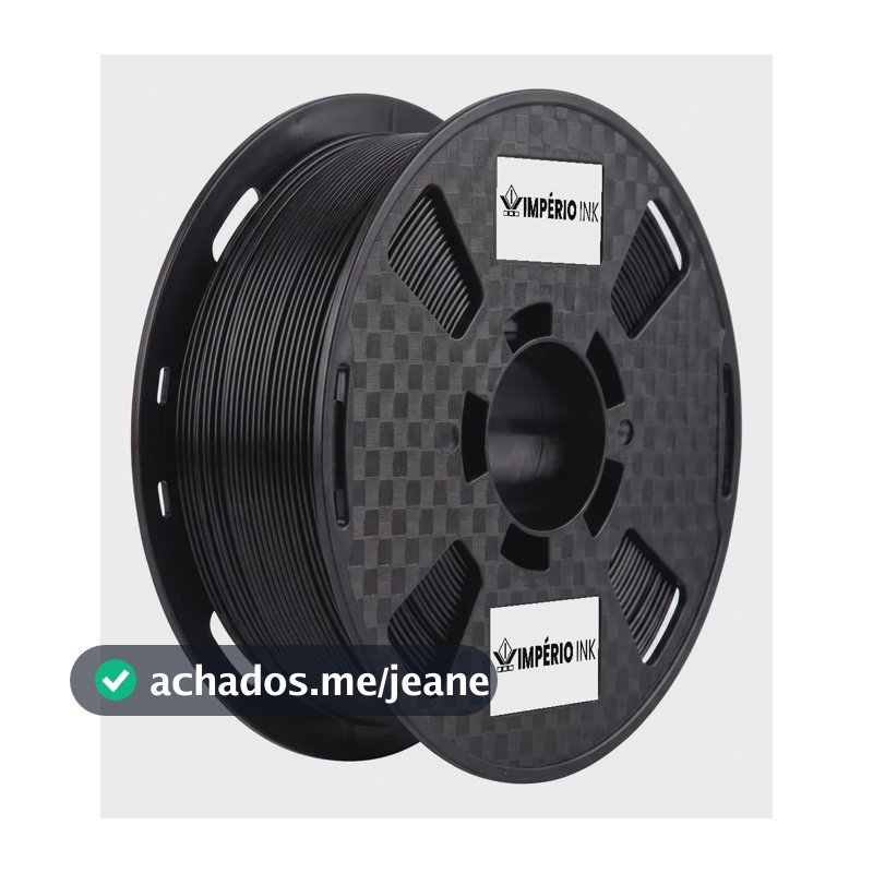 Filamento Para Impressora 3d 1.75mm 1kg Petg Preto