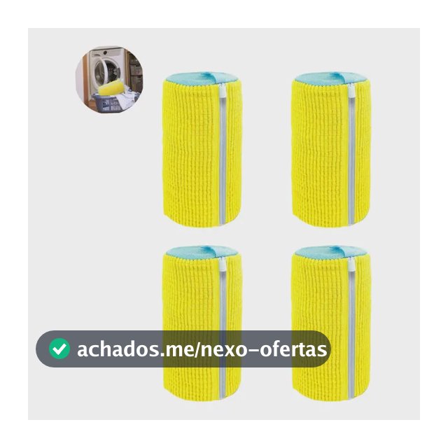 Kit 4 Saco Para Lavar Sapatos Tênis Na Máquina De Lavar Kit 4