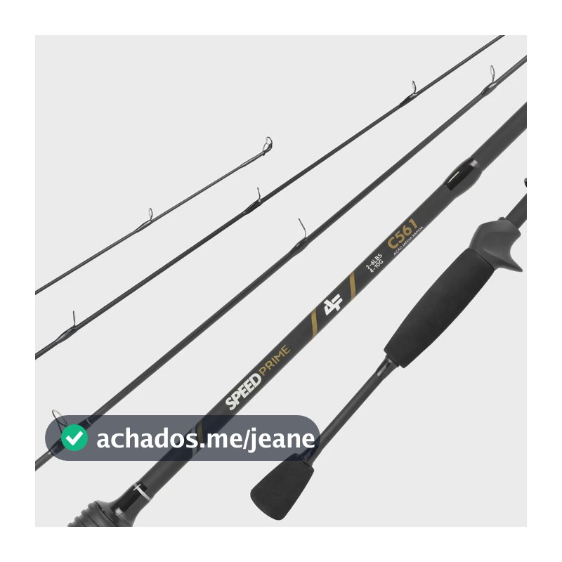 Vara Para Carretilha - Speed Prime C561 - 1,68m - 2-6 Lb Ul 2 - 6 Libras