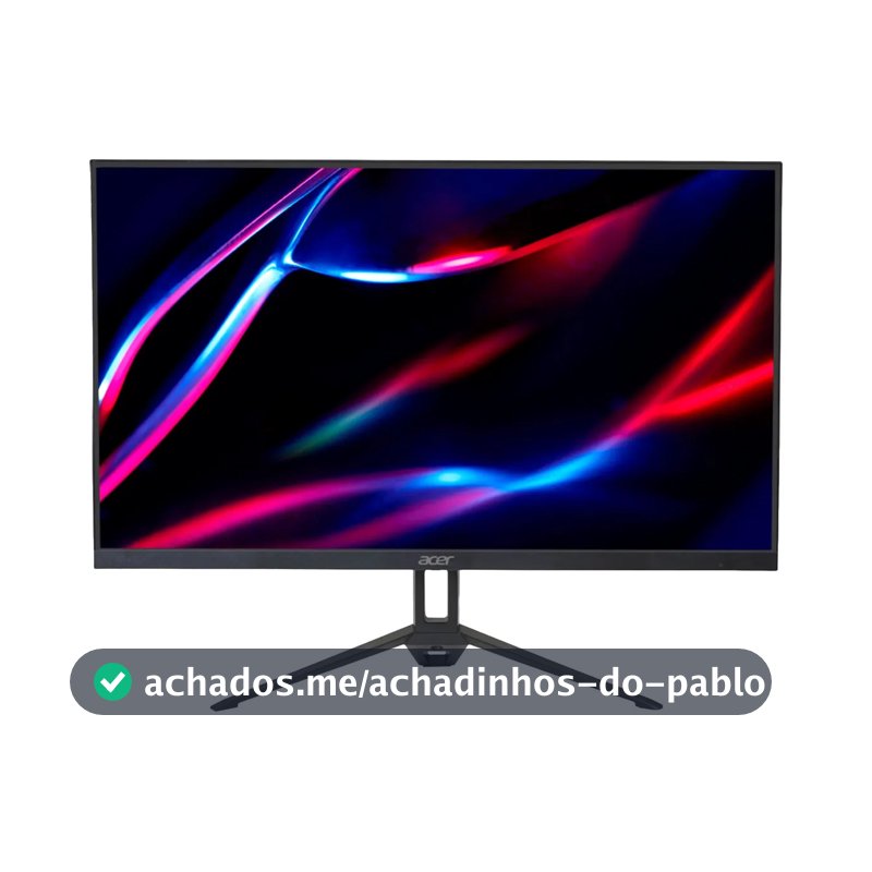 Monitor Gamer 27" Acer Nitro KG3 KG273 G0bi com Tela IPS Full HD 120Hz 1ms VRB Adaptive Sync Game Mode AcerVision Care e Design ZeroFrame