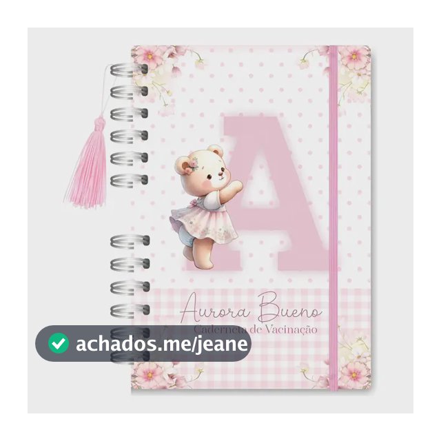 Caderneta De Vacina Infantil Personalizada Versão Atualizada