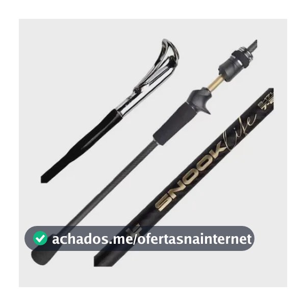 Vara Carretilha Albatroz Snook Life 6'3'' 1,92m 17lb Carbono Ação Rápida