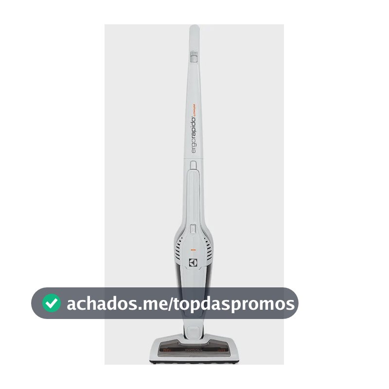 Aspirador de Pó Vertical Sem Fio Electrolux Ergorapido 2 em 1 Cyclone até 21 min Branco (ERG21) - Bivolt