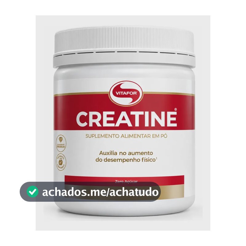 Creatina Vitafor em Pó 300g sem Sabor
