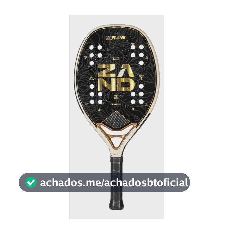 Raquete De Beach Tennis Zand Z Flame 2026 2027 - Carbono 3k Z Flame 2027