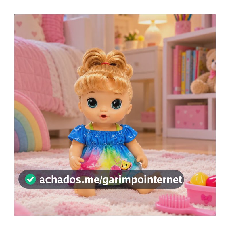 Boneca Baby Alive Hora Do Suco Loira F7356 - Hasbro