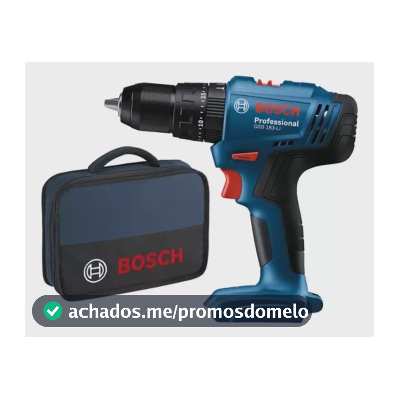 Parafusadeira Furadeira De Impacto Gsb 183 Li Bosch