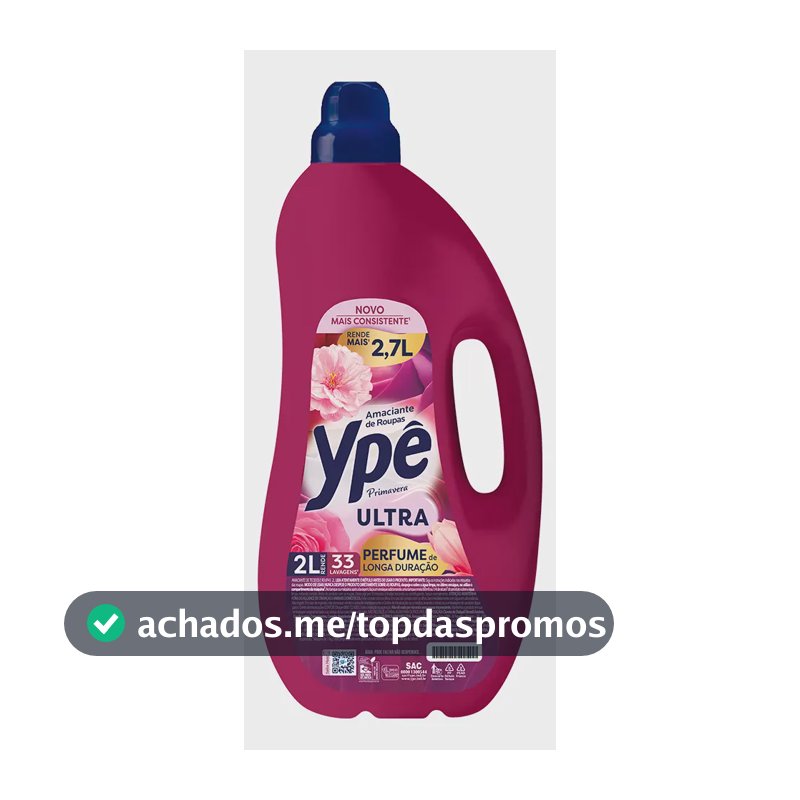 Amaciante Ypê Tradicional Primavera Ultra 2L