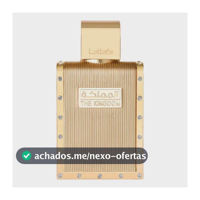 Perfume Lattafa Original The Kingdom Tradicional Masculino Eau De Parfum 100 Ml