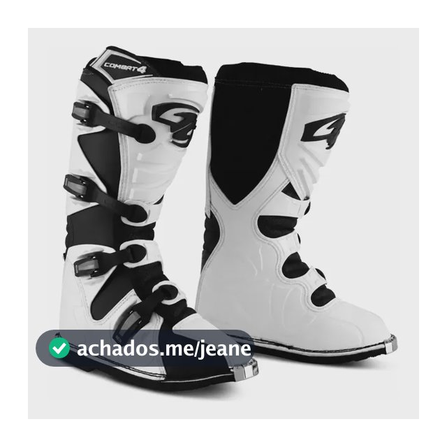 Bota Motocross Trilha Enduro Combat 4 Esporte Piloto Radical