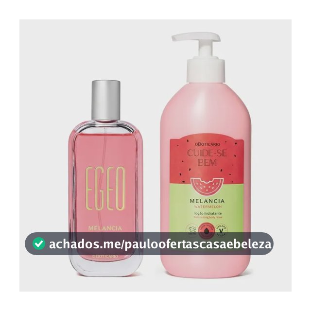 Combo Egeo Melancia: Colônia 90ml + Loção 400ml
