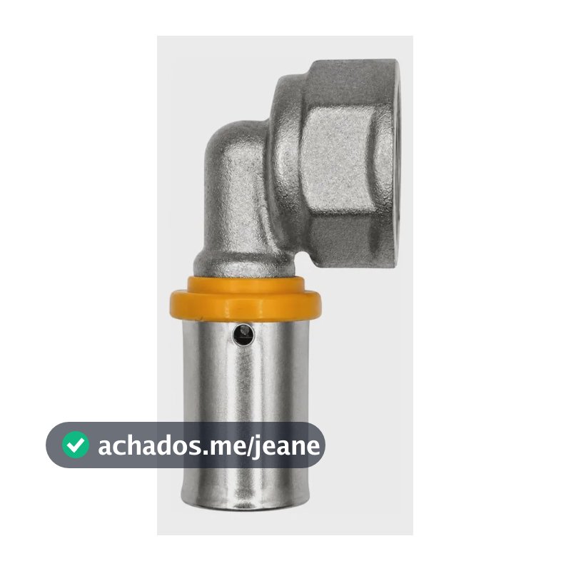 Cotovelo Fêmea Gás Tubo 16mm Pex 1/2 Conexão Astra