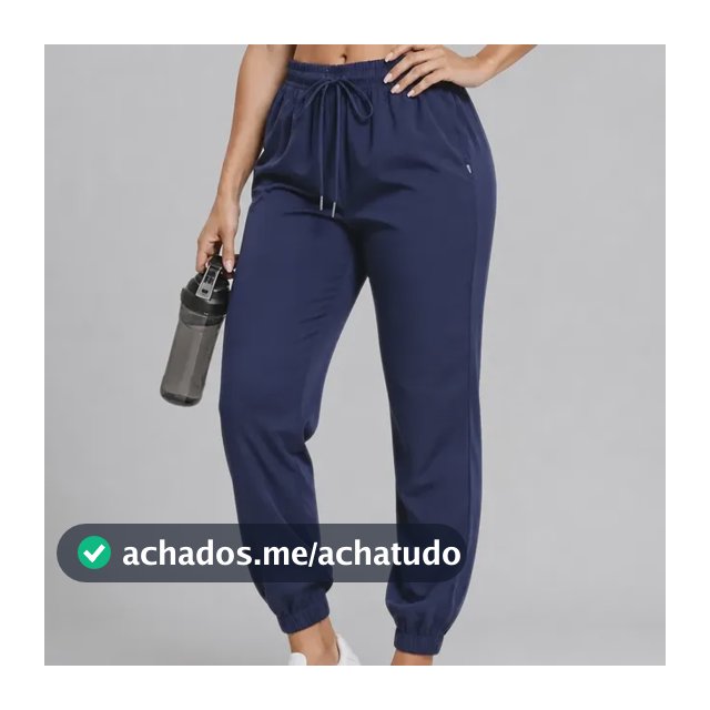 Calça Jogger Tactel Soltinha Moda Fitness Joggings Esportiva