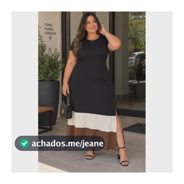 Vestido Plus Size Feminino Liso Manga Curta Casual Elegante